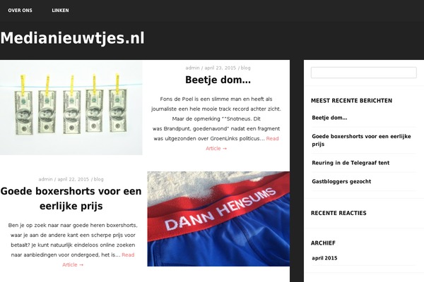 SmartMag theme site design template sample