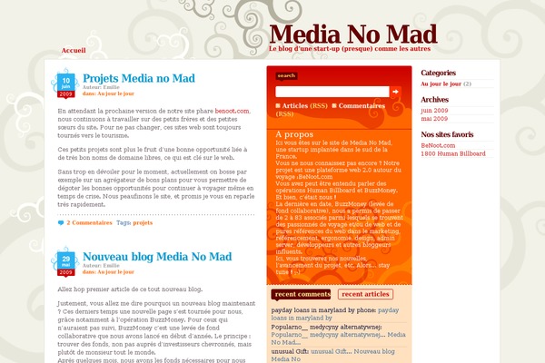 Dilectio theme site design template sample
