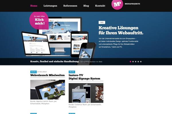 Vision theme site design template sample