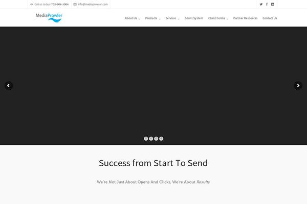 Highend theme site design template sample