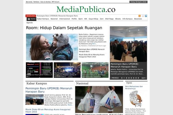 mediapublica.co site used NewspaperTimes Single Pro