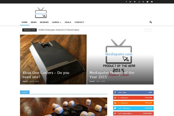 Newspaper theme site design template sample