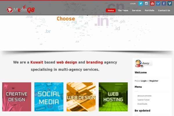 Megahost theme site design template sample
