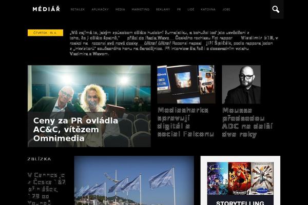 mediar.cz site used Mediar