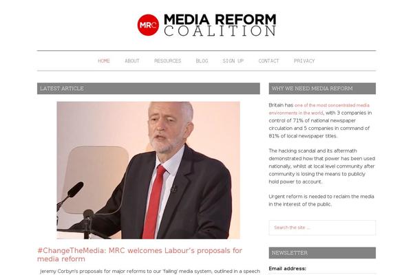 mediareform.org.uk site used Mrc-wordpress-theme