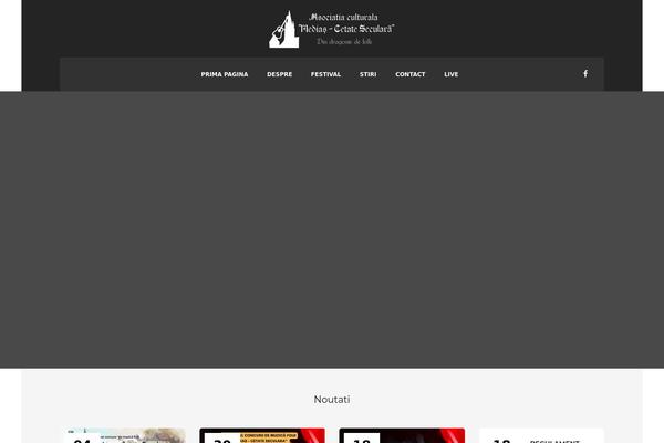 Credo theme site design template sample