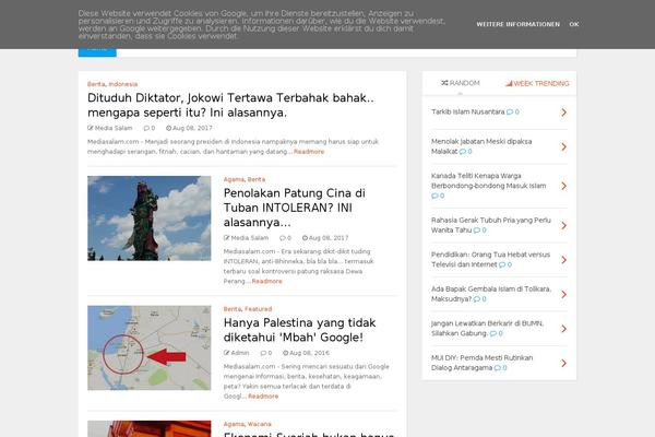 Gridbox theme site design template sample