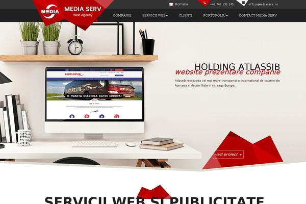 mediaserv.ro site used Ms-theme