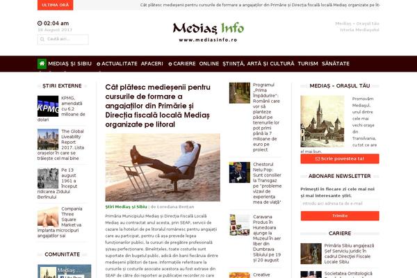 Blogus theme site design template sample