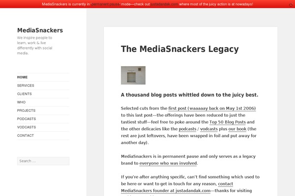 Site using WP Notification Bars plugin