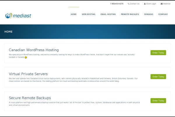 mediast.com site used Mxhost