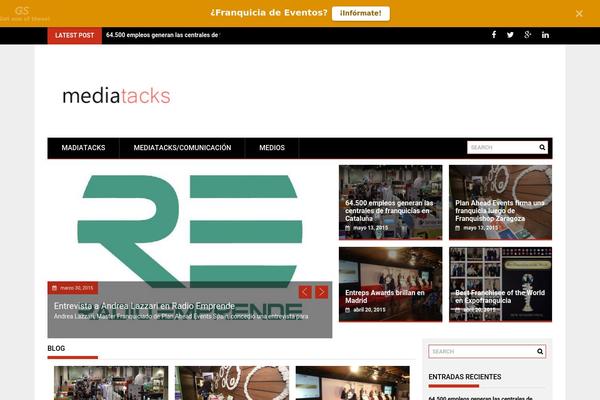 ProfitMag theme site design template sample