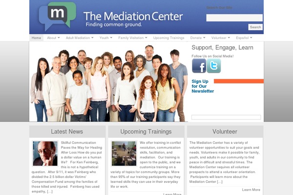 NonProfit theme site design template sample