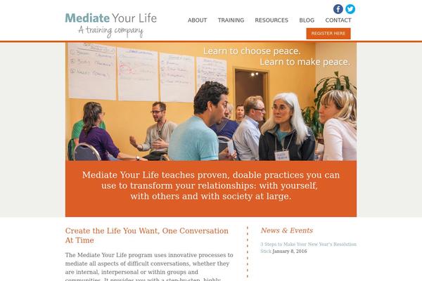Site using Feature A Page Widget plugin