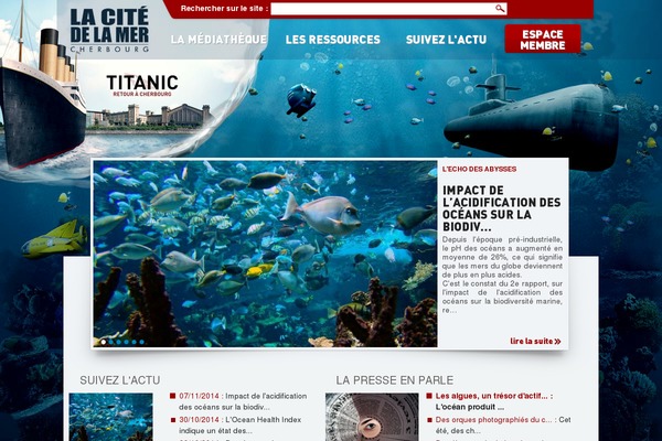 mediathequedelamer.com site used Cdm_portail