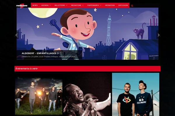 Music theme site design template sample