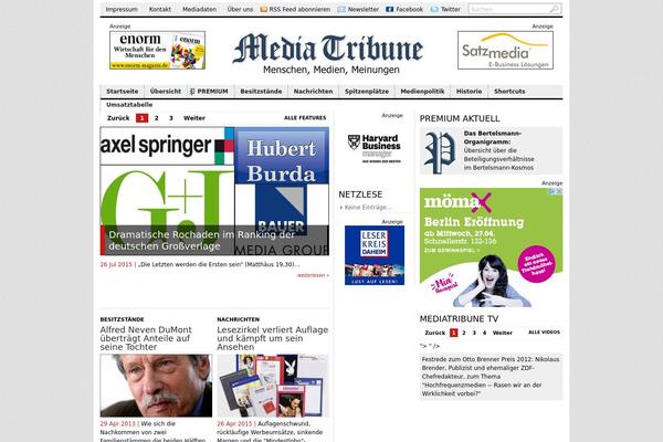BlogNews theme site design template sample