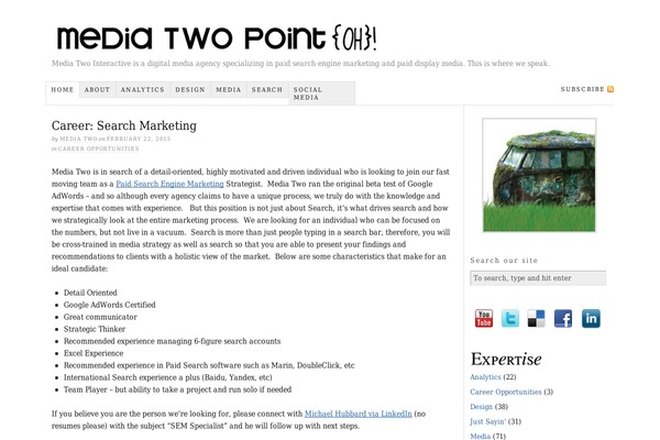 Thesis 1.8 theme site design template sample