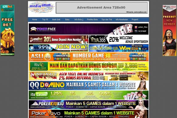 Newswire theme site design template sample