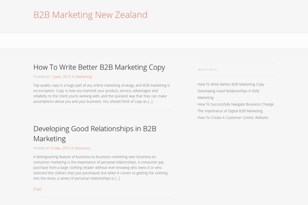 mediaweb.co.nz site used Blogotron