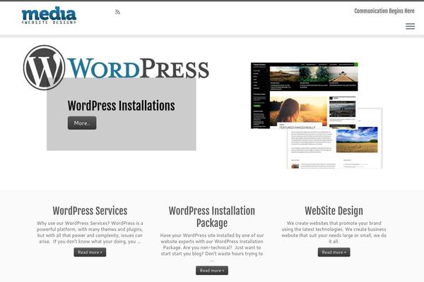 Customizr theme site design template sample