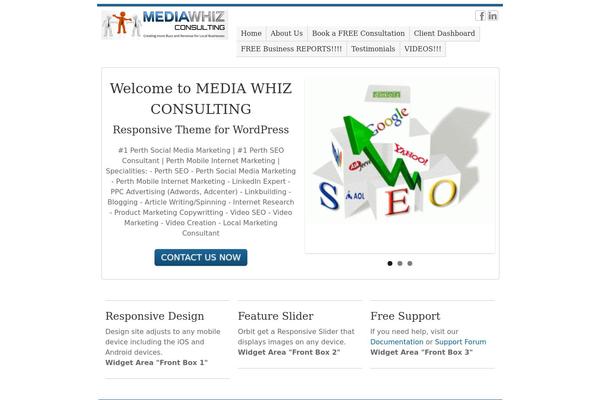 mediawhizconsulting.com site used Orbit