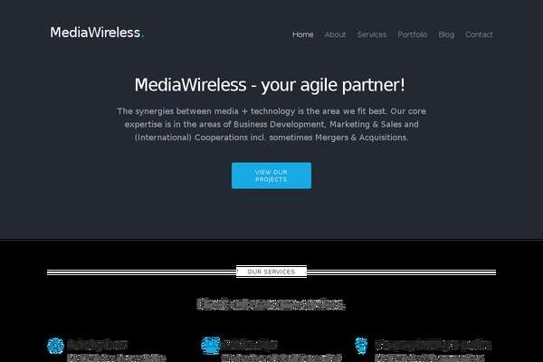 mediawireless.eu site used Caveat