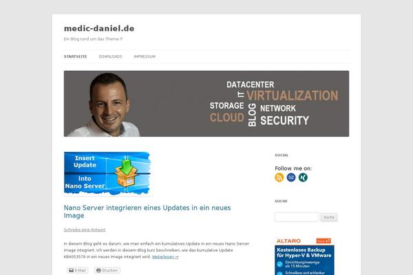 Site using Simple Follow Me Social Buttons Widget plugin