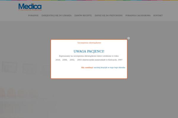 Medicom theme site design template sample
