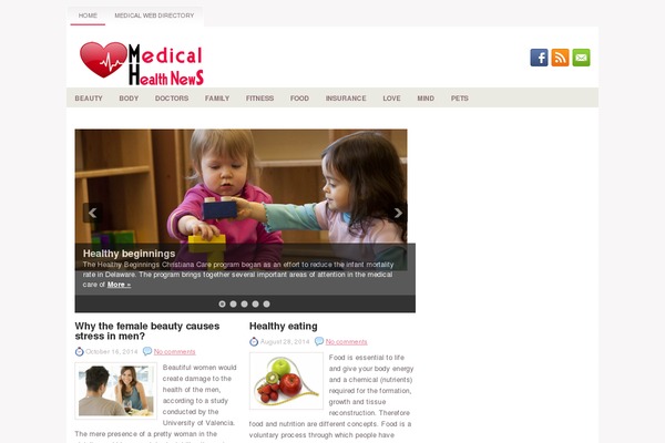 Finesse theme site design template sample