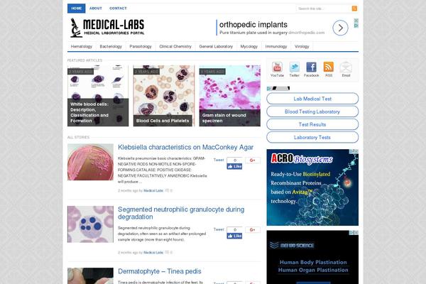 Freshlife theme site design template sample