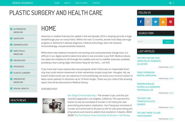 medical-library.org site used MaxFlat Core