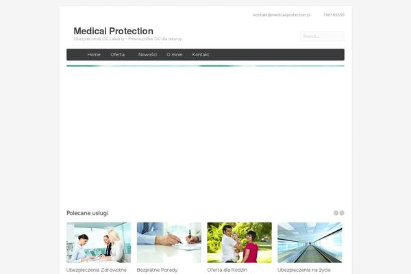 Aqua theme site design template sample