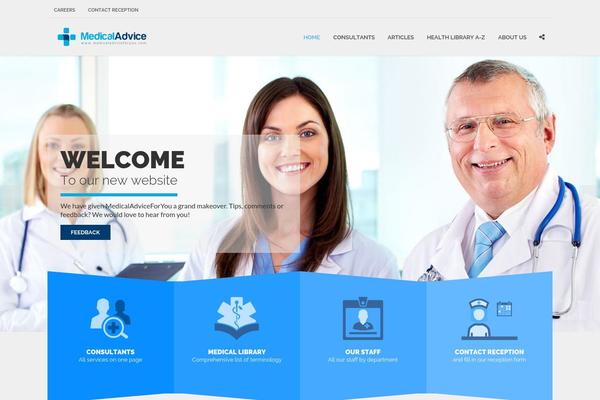 Rise theme site design template sample