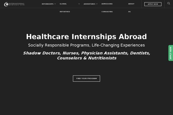 Serene theme site design template sample