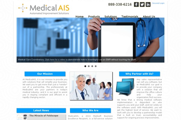 medicalais.com site used Contentlead-wp-theme-master