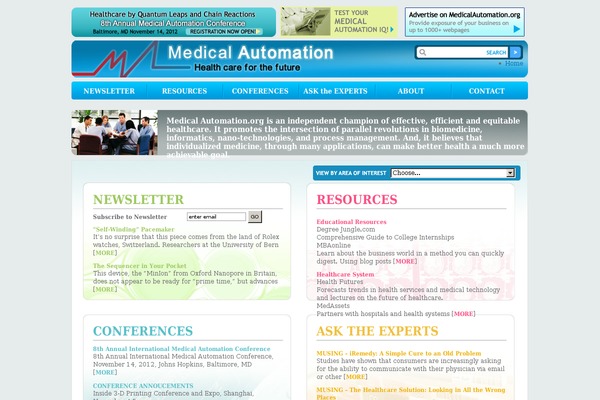 Mimbo theme site design template sample