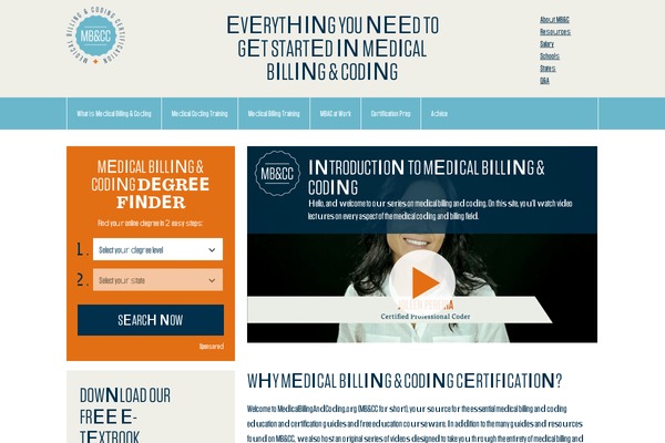 medicalbillingandcodingcertification.com site used Mbacc-theme
