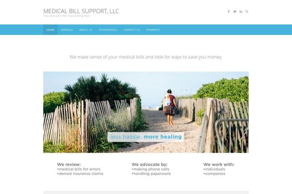 Ultimate theme site design template sample