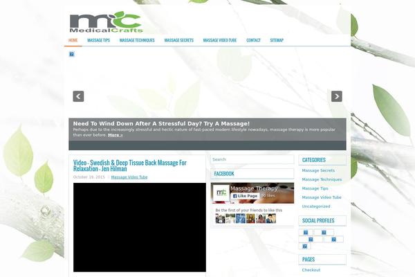 Myhealth theme site design template sample