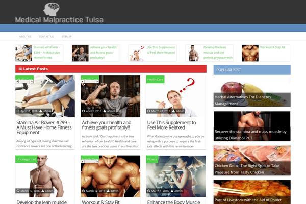ProMax theme site design template sample