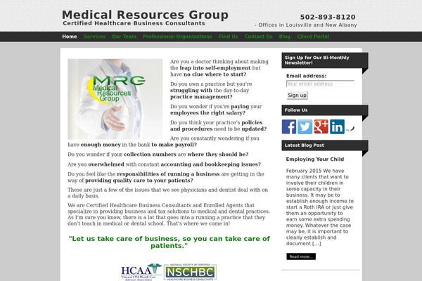 medicalresourcesgroup.com site used Smallbiz