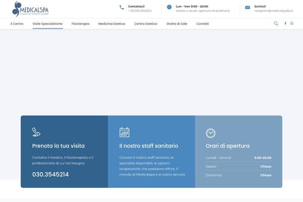 MediClinic theme site design template sample