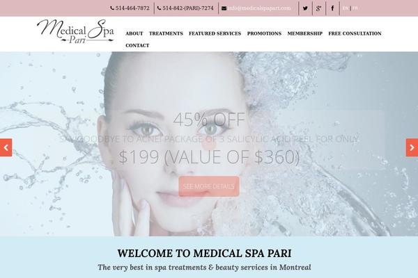 Cherry Framework theme site design template sample