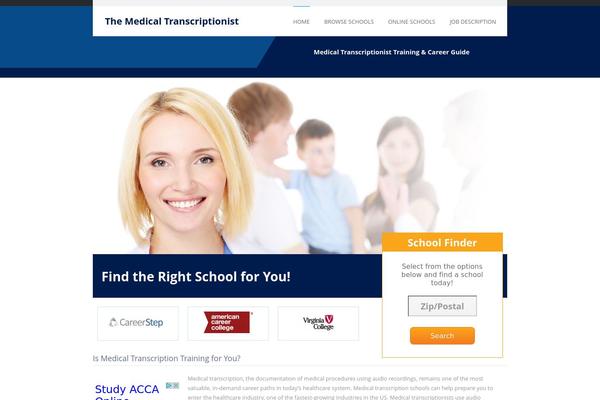 My College theme site design template sample