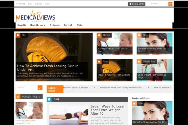 Spirit theme site design template sample