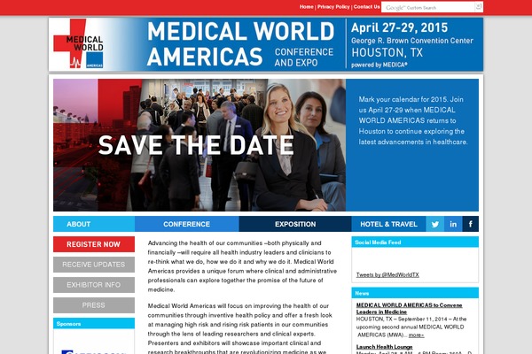 Site using Cr3ativ Conference plugin
