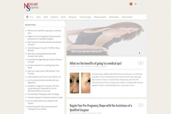 Minimalia theme site design template sample