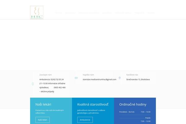 Medical-clinic theme site design template sample