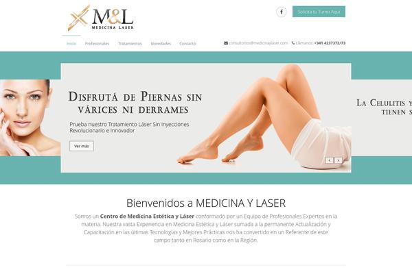 Medical Doctor theme site design template sample